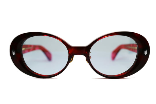 GEFFEN サングラス RED CLEAR DEMI / LIGHT BLUE LENS