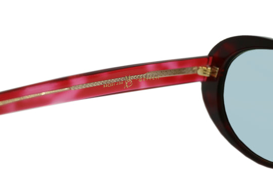GEFFEN サングラス RED CLEAR DEMI / LIGHT BLUE LENS