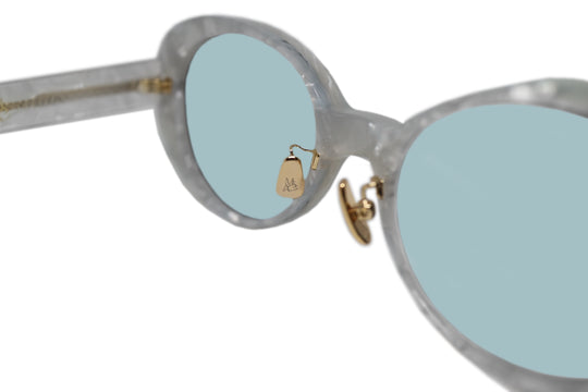 GEFFEN サングラス WHITE PEARL / LIGHT BLUE LENS