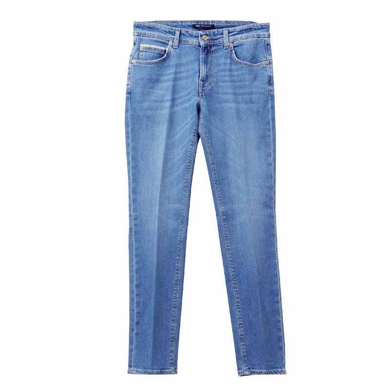 26SS RIBOT コットン ストレッチ スリム デニムパンツ インディゴ