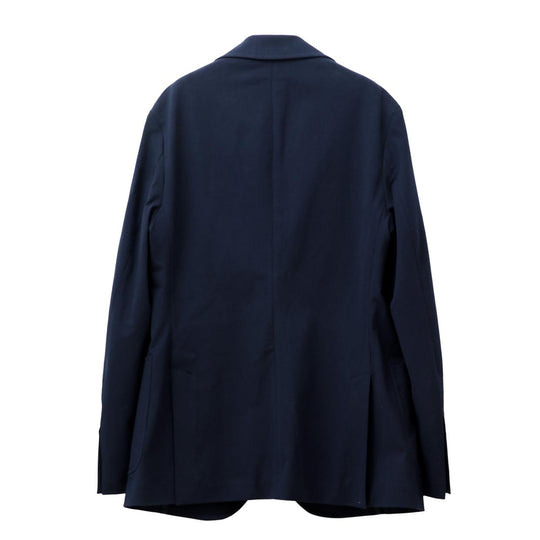 ライトストレッチジャージ 2Bシングルジャケット ネイビー