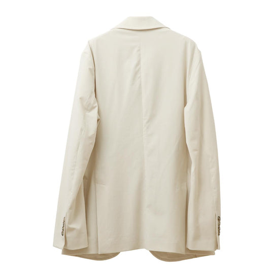 ライトストレッチジャージ 2Bシングルジャケット オフホワイト