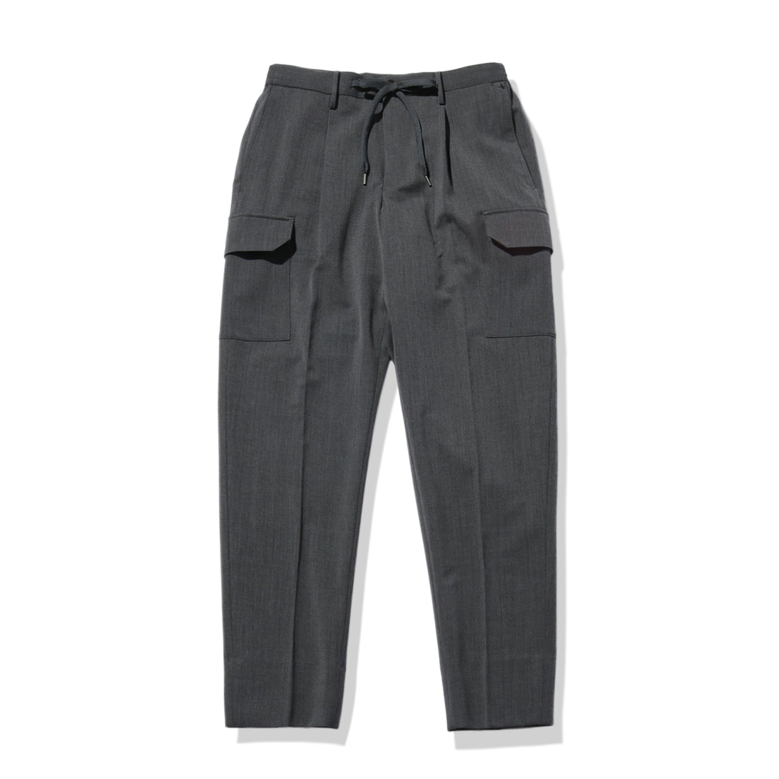 GUSHLOW&COLE ネイビージレ MEN グレンチェックストレッチ ジャケット シルバーグレー