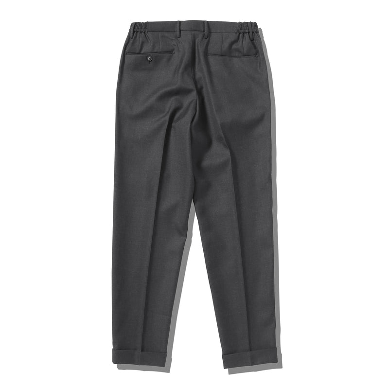 Twill Easy Trousers 【TECHWOOL®】ウォッシャブルツイル チャコール