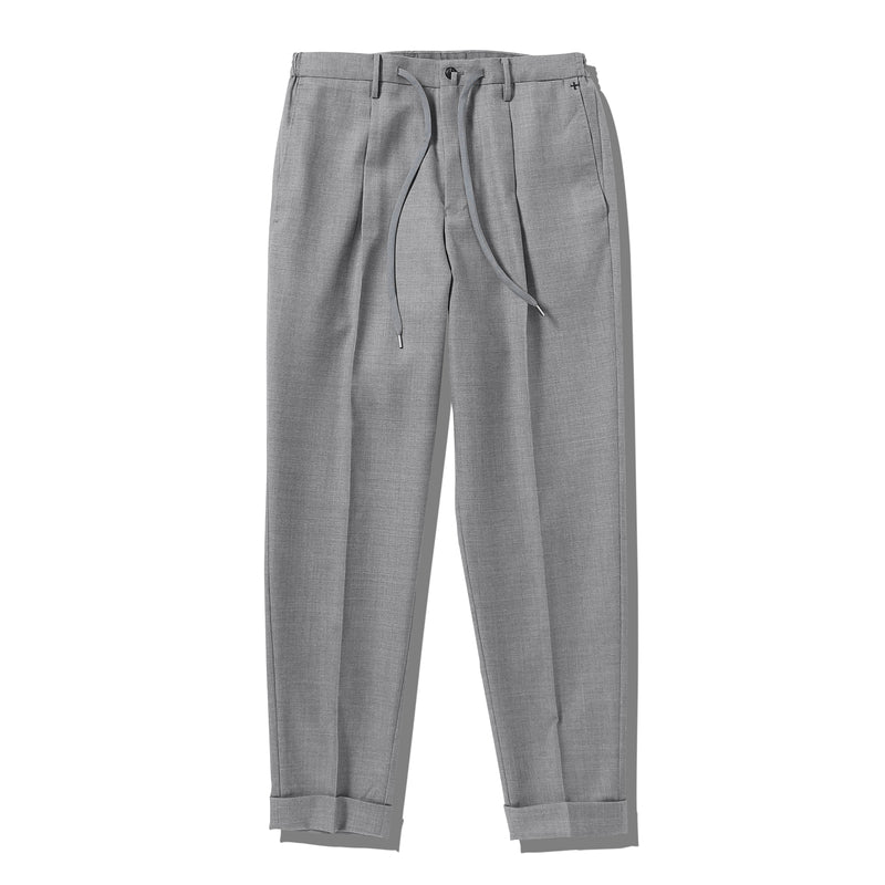 Twill Easy Trousers 【TECHWOOL®】ウォッシャブルツイル ライトグレー