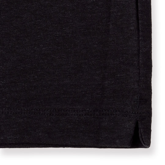 リネンジャージー ビッグTシャツ ブラック