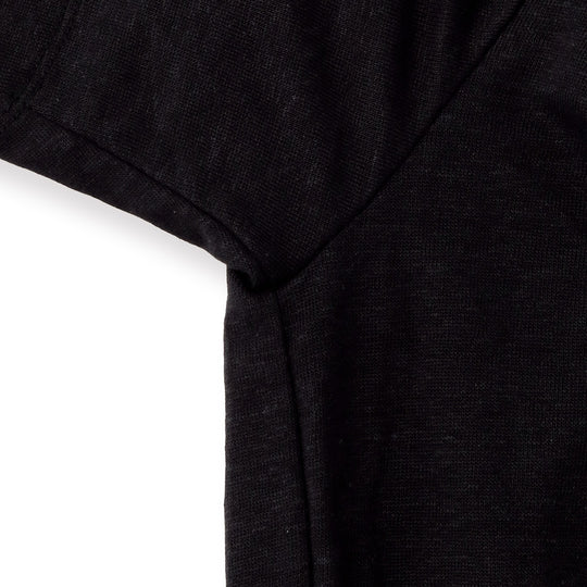 リネンジャージー ビッグTシャツ ブラック