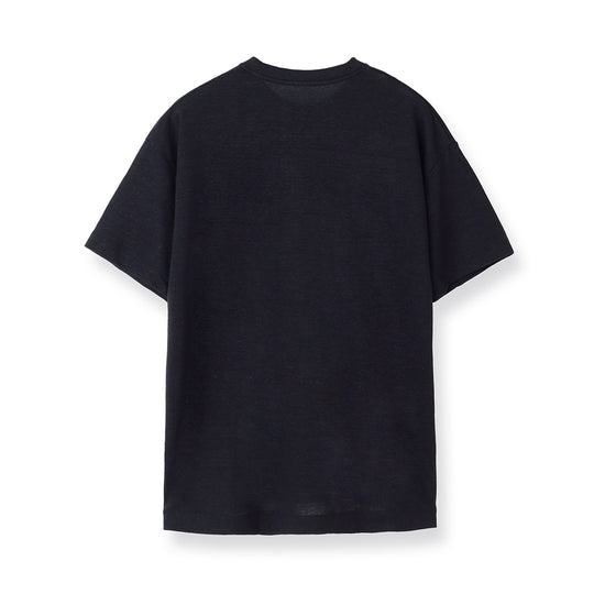 リネンジャージー ビッグTシャツ ネイビー