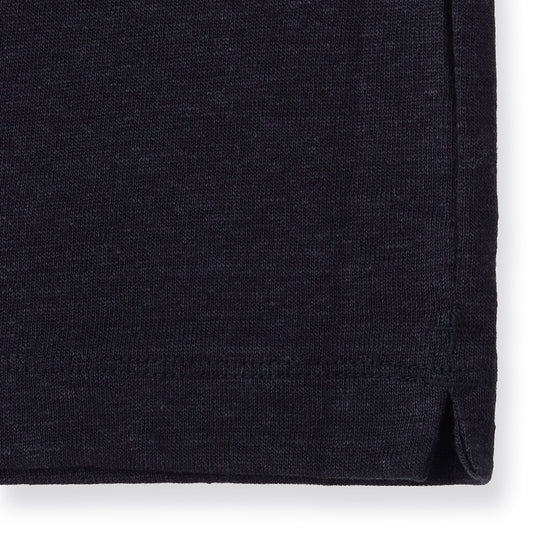 リネンジャージー ビッグTシャツ ネイビー