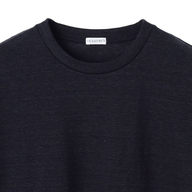 リネンジャージー ビッグTシャツ ネイビー – MINIMAL WARDROBE