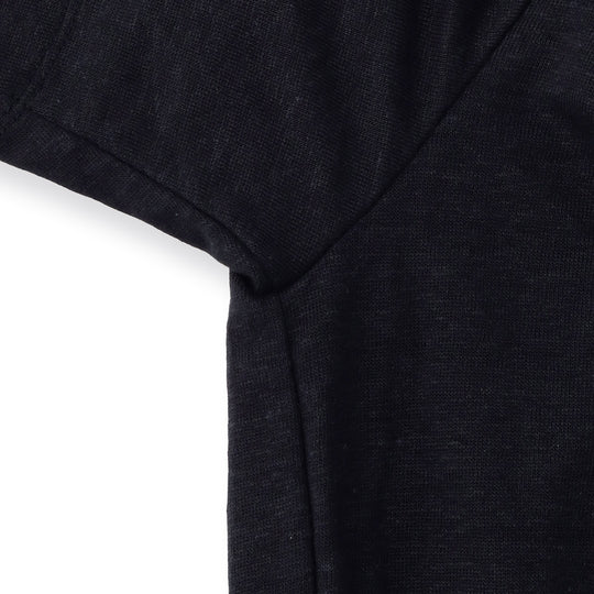 リネンジャージー ビッグTシャツ ネイビー
