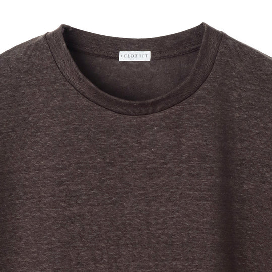 リネンジャージー ビッグTシャツ オーク