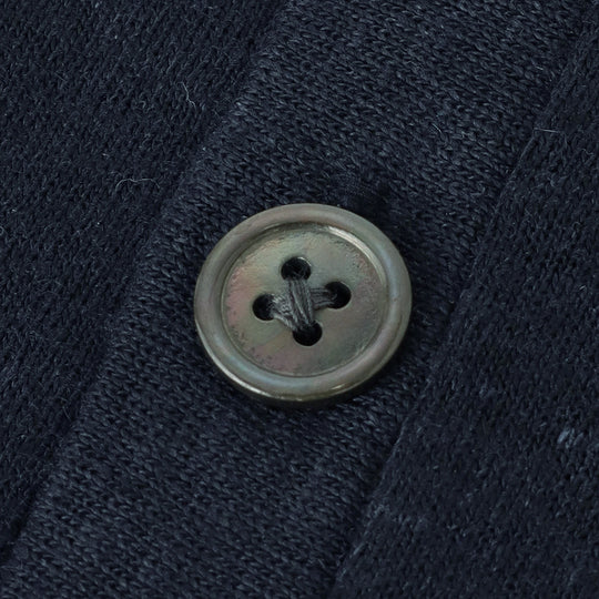 リネンジャージー カーディガン ネイビー