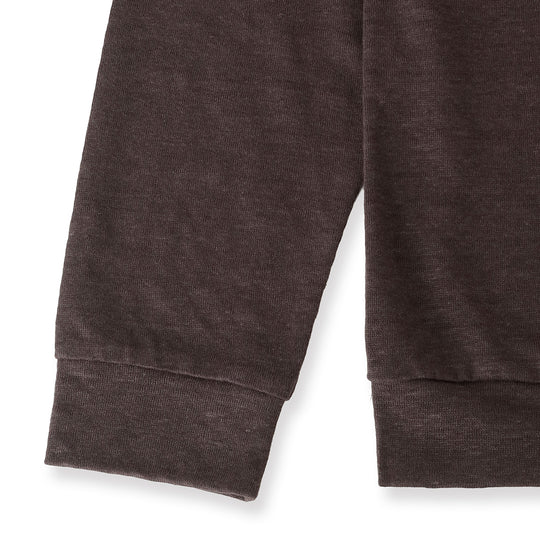 リネンジャージー カーディガン オーク