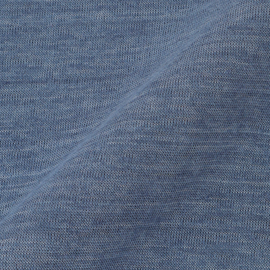 リネンジャージー カーディガン ブルー