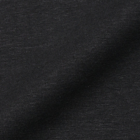 リネンジャージー テーラード Tシャツ ブラック