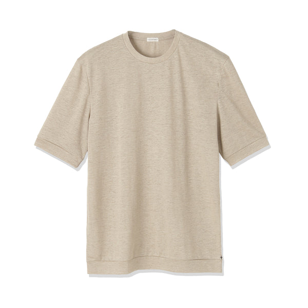 リネンジャージー テーラード Tシャツ ナチュラル