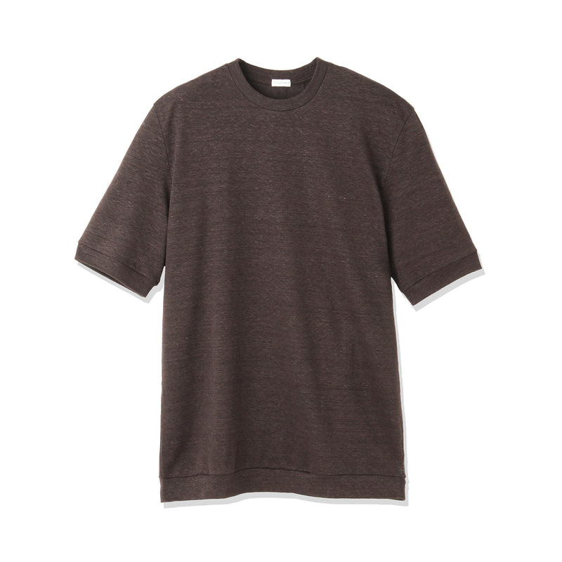リネンジャージー テーラード Tシャツ オーク