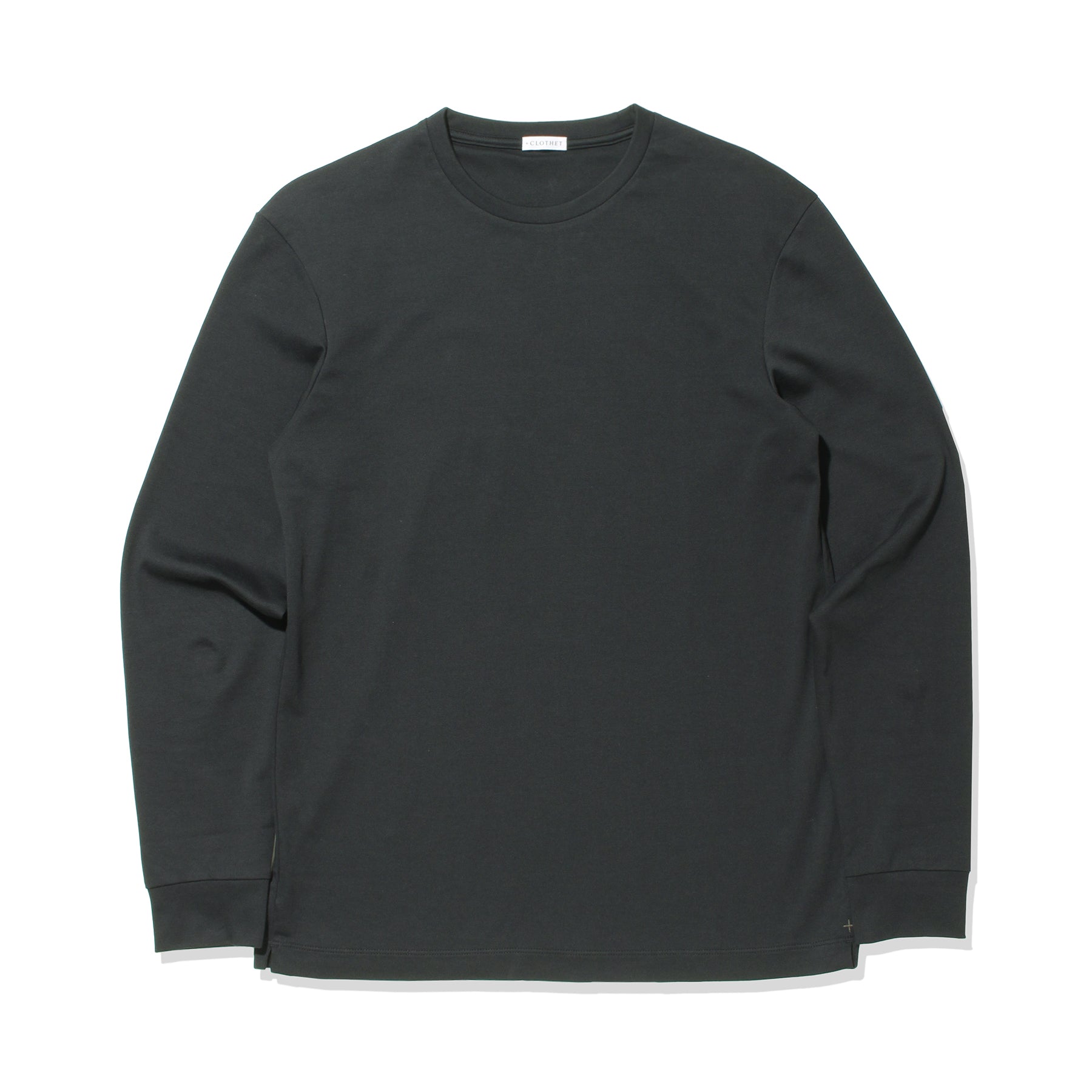 CLOTHET SUVIN PLATINUM LONG SLEEVE T-SHIRTS – MINIMAL