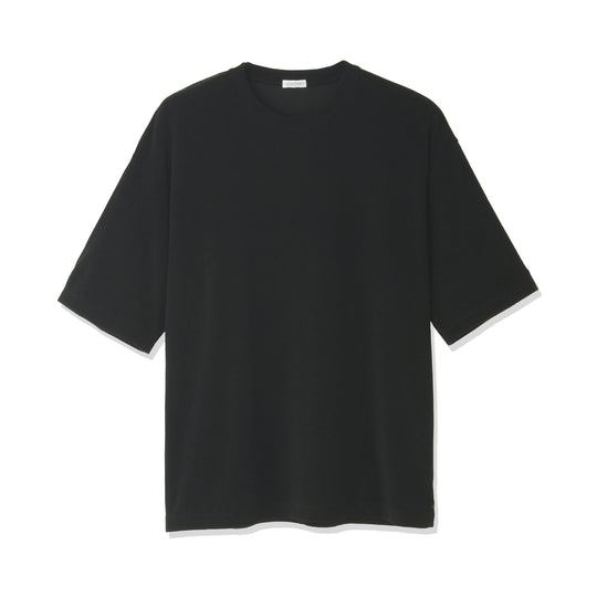 SUVIN PLATINUM マイクロパイル コンフォート Tシャツ ブラック