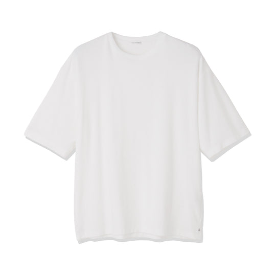 SUVIN PLATINUM マイクロパイル コンフォート Tシャツ ホワイト