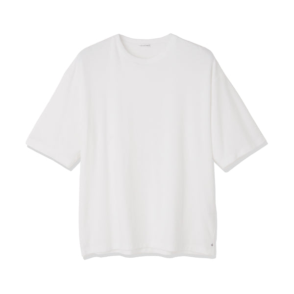 SUVIN PLATINUM マイクロパイル コンフォート Tシャツ ホワイト