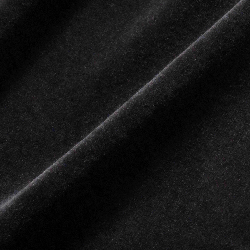 SUVIN PLATINUM<br>ベロアスウェットシャツ ブラック