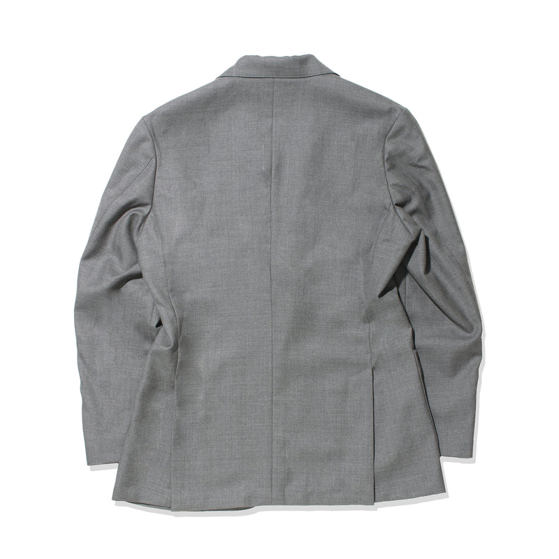 Twill Tailored Jacket 【TECHWOOL®】ウォッシャブルツイル ライトグレー