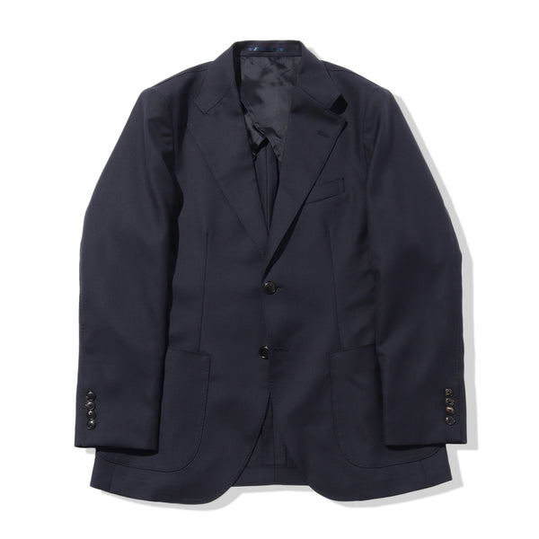 Twill Tailored Jacket 【TECHWOOL®】ウォッシャブルツイル ネイビー