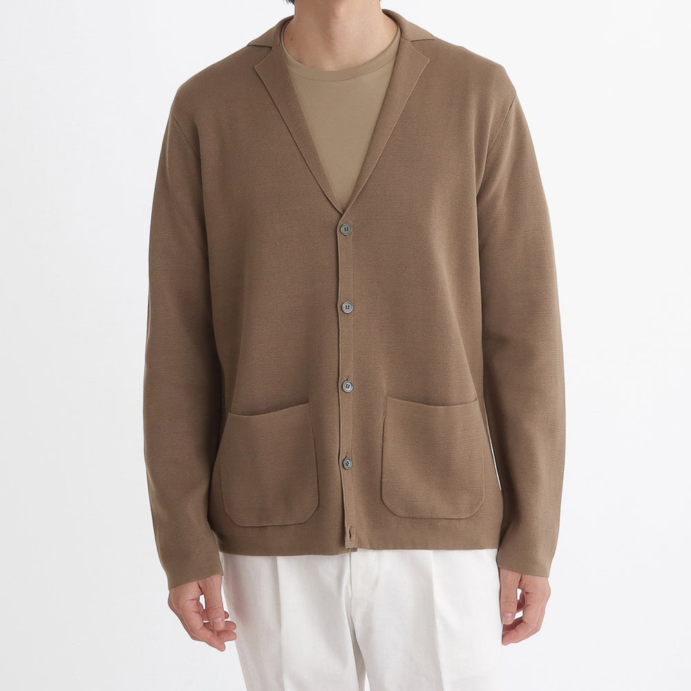 カーディガン ニットジャケット モカ – MINIMAL WARDROBE