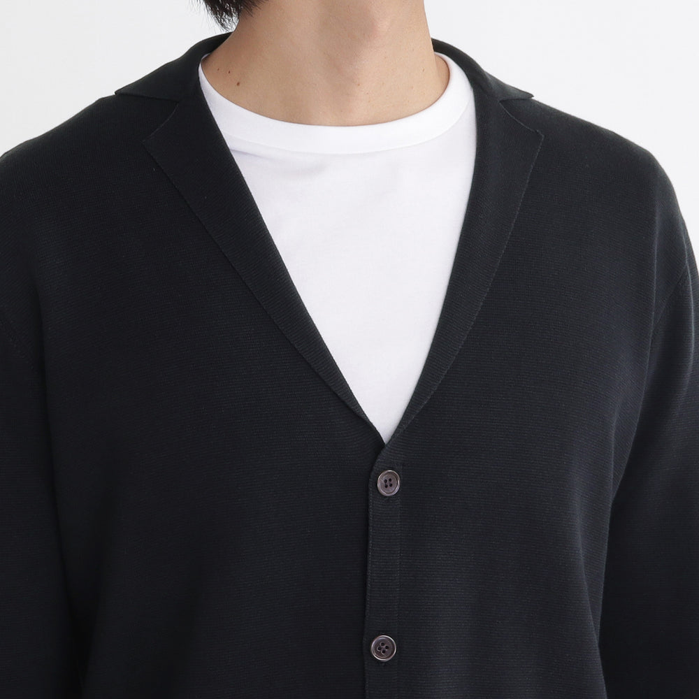 カーディガン ニットジャケット ネイビー – MINIMAL WARDROBE