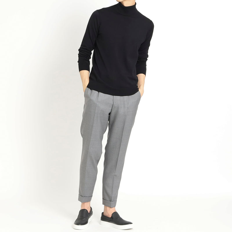 Twill Easy Trousers 【TECHWOOL®】ウォッシャブルツイル ライトグレー