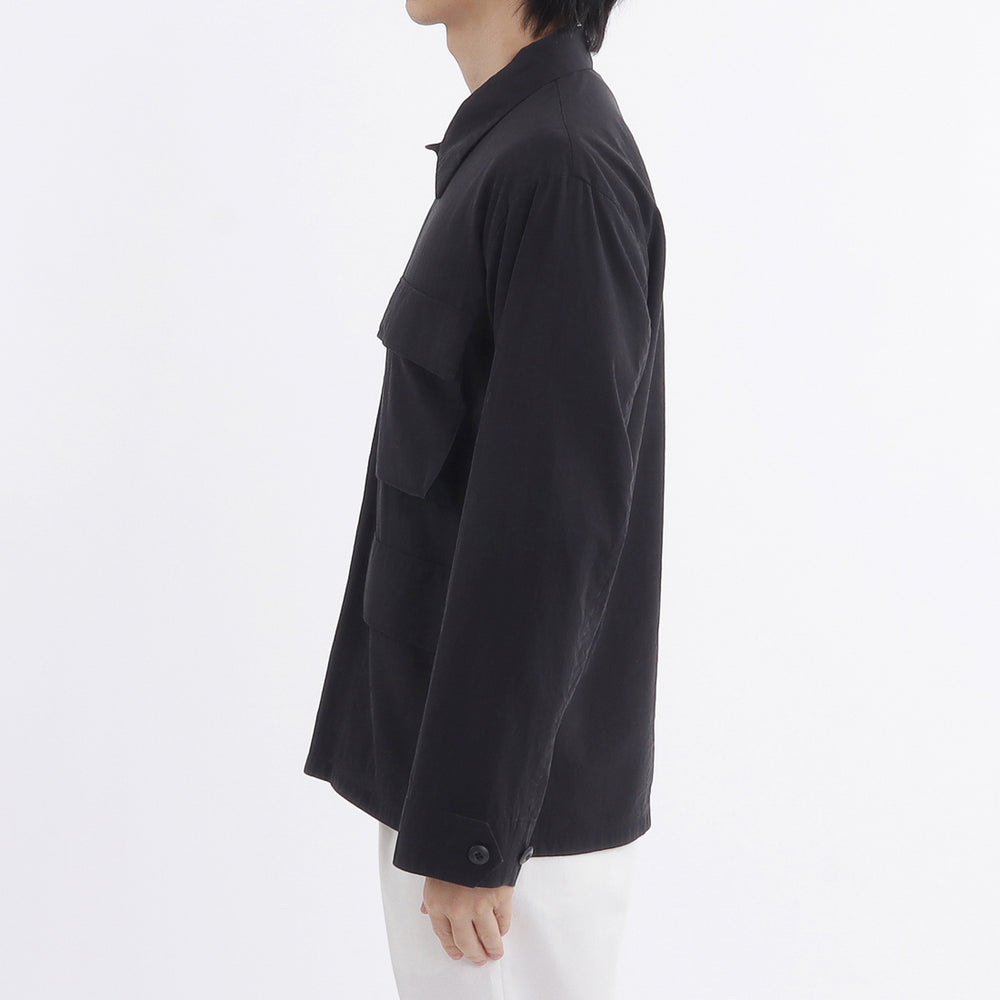 ESSENTIALS ブラック コットン ジャケット ハイツイスト コットンツイル BDUジャケット ブラック – MINIMAL