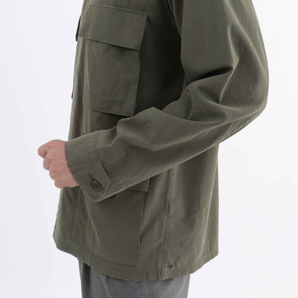 ハイツイスト コットンツイル BDUジャケット オリーブ – MINIMAL WARDROBE