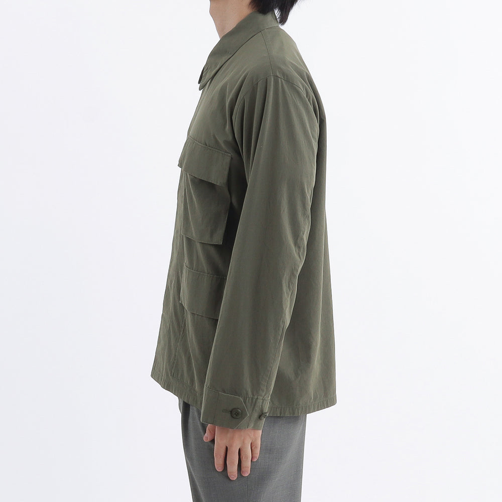 ハイツイスト コットンツイル BDUジャケット オリーブ – MINIMAL WARDROBE