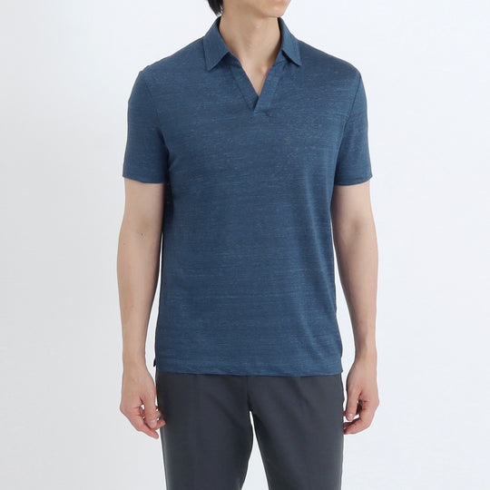 クロスクローゼット +CLOTHET TECHWOOL ネイビー 半袖シャツ 3 CLOTHET クロスクローゼット Micro Pile Big T-shirt マイクロ