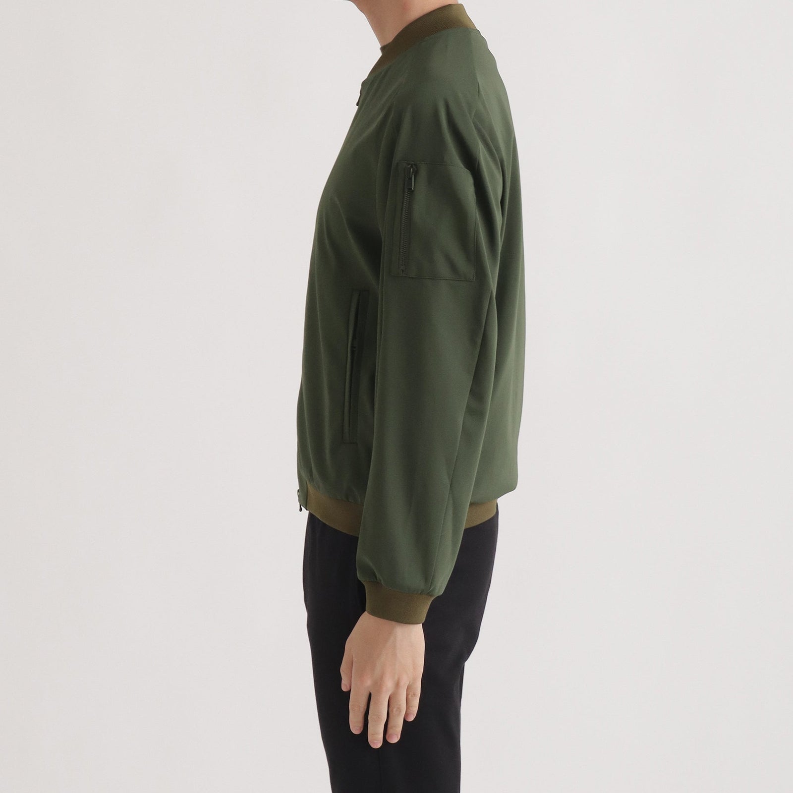 試着のみ】マットツイスト ダブルジャージ オリーブ