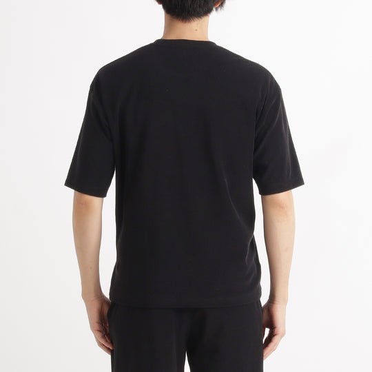 SUVIN PLATINUM マイクロパイル コンフォート Tシャツ ブラック