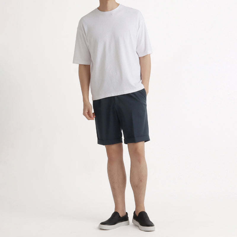 SUVIN PLATINUM マイクロパイル コンフォート Tシャツ ホワイト