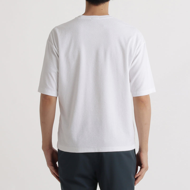 SUVIN PLATINUM マイクロパイル コンフォート Tシャツ ホワイト