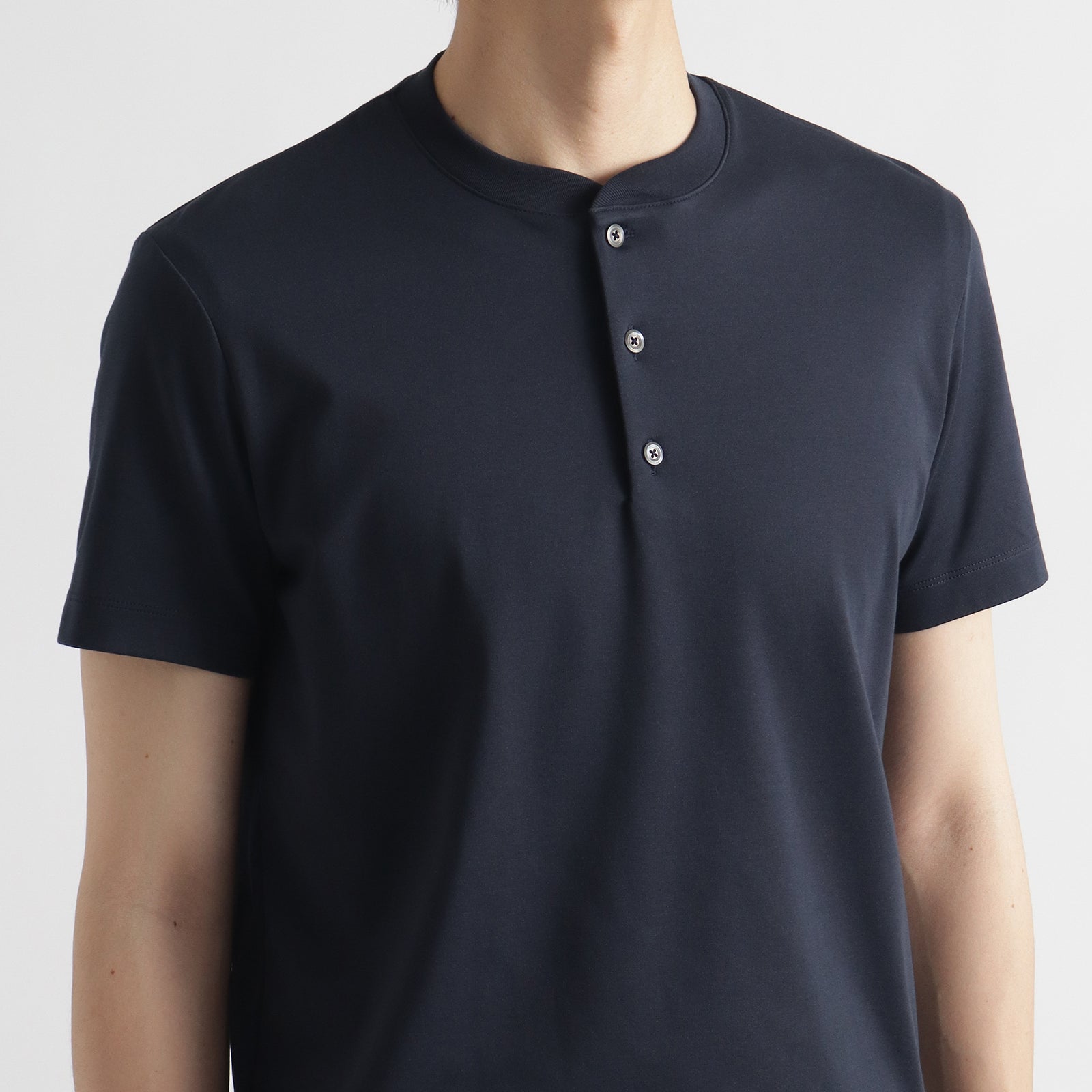 ヘンリーネック Tシャツ 5色 スナップボタン ポケット cr9786 ヘンリーネック Tシャツ 5色 スナップボタン ポケット cr9786 (T