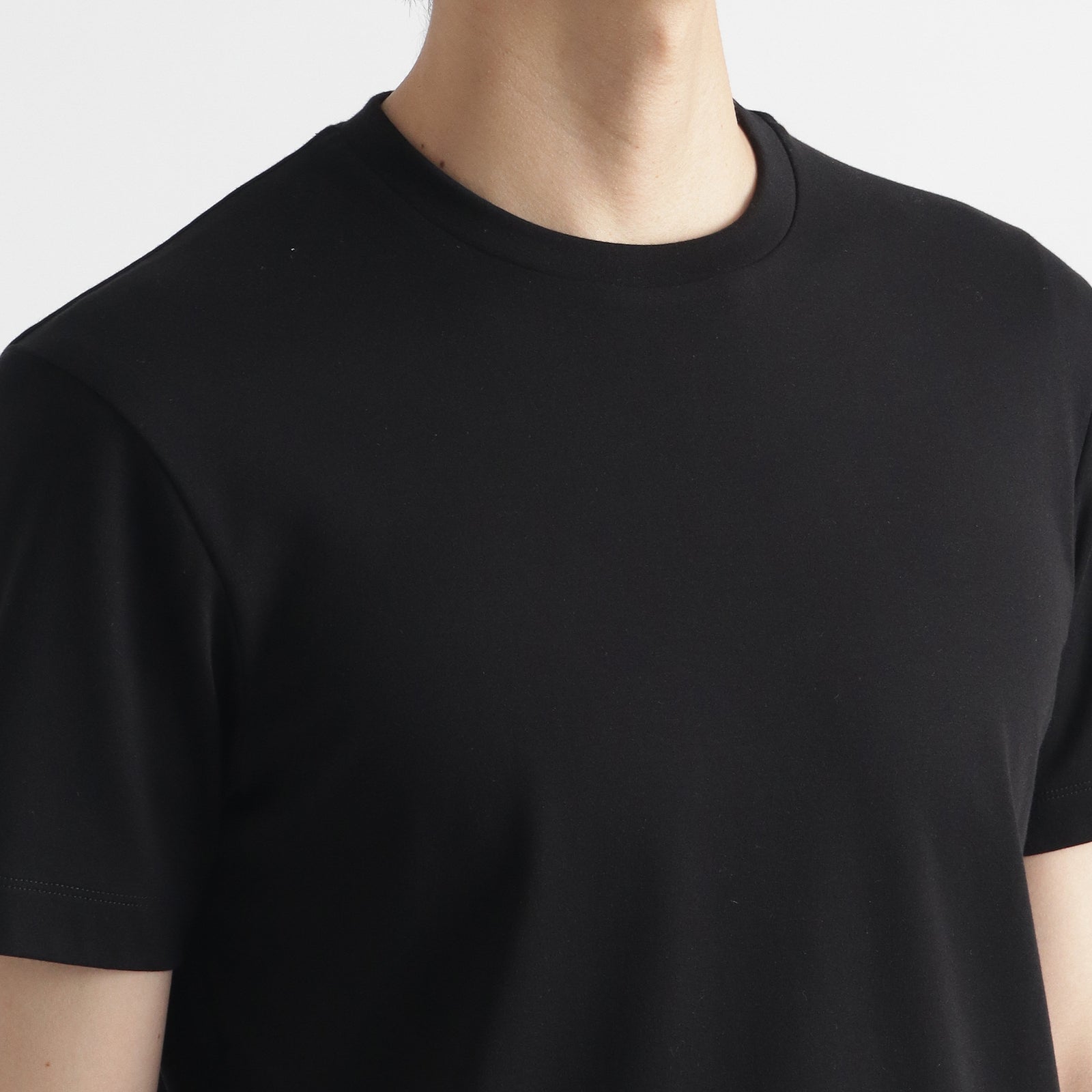 リニューアルモデル】SUVIN PLATINUM テーラードTシャツ（襟：共布