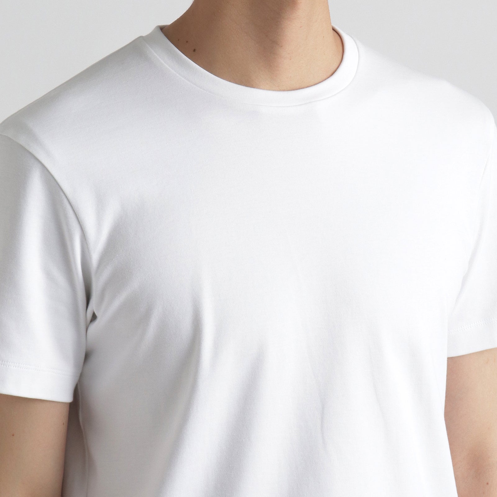 リニューアルモデル】SUVIN PLATINUM テーラードTシャツ（襟