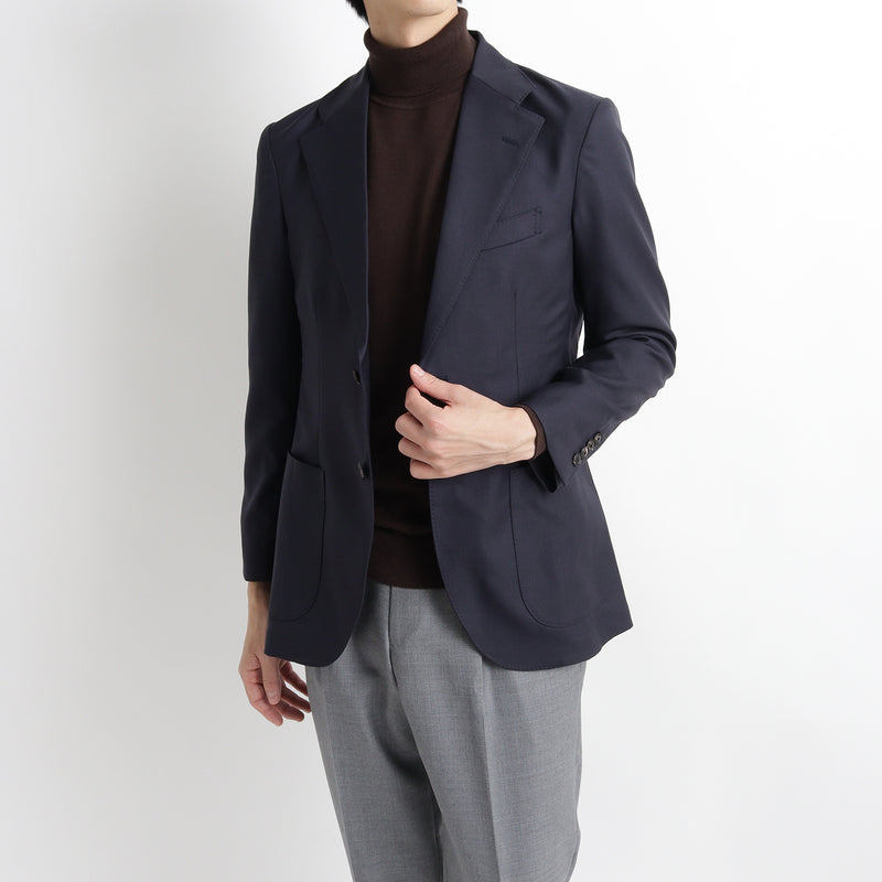 Twill Tailored Jacket 【TECHWOOL®】ウォッシャブルツイル ネイビー