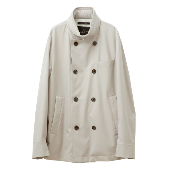 ピーコート型 ダブルフロントジャケット