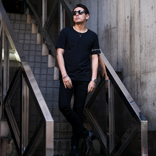 Ref No0102 CREW T-SHIRT ブラック
