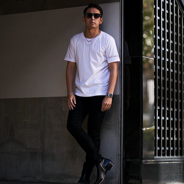 Ref No0102 CREW T-SHIRT ホワイト