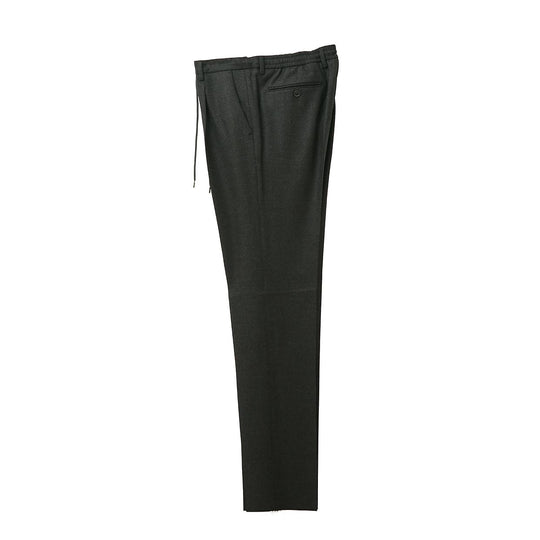 干場別注 Loro Piana ウール 1プリーツ イージー パンツ（PROCIDA） グレー