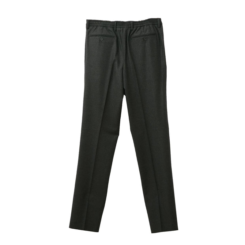 干場別注 Loro Piana ウール 1プリーツ イージー パンツ（PROCIDA） グレー