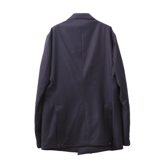 BOLGHERI ウール カシミヤ ダブル 4B ジャケット（Setup 可能モデル） ネイビー